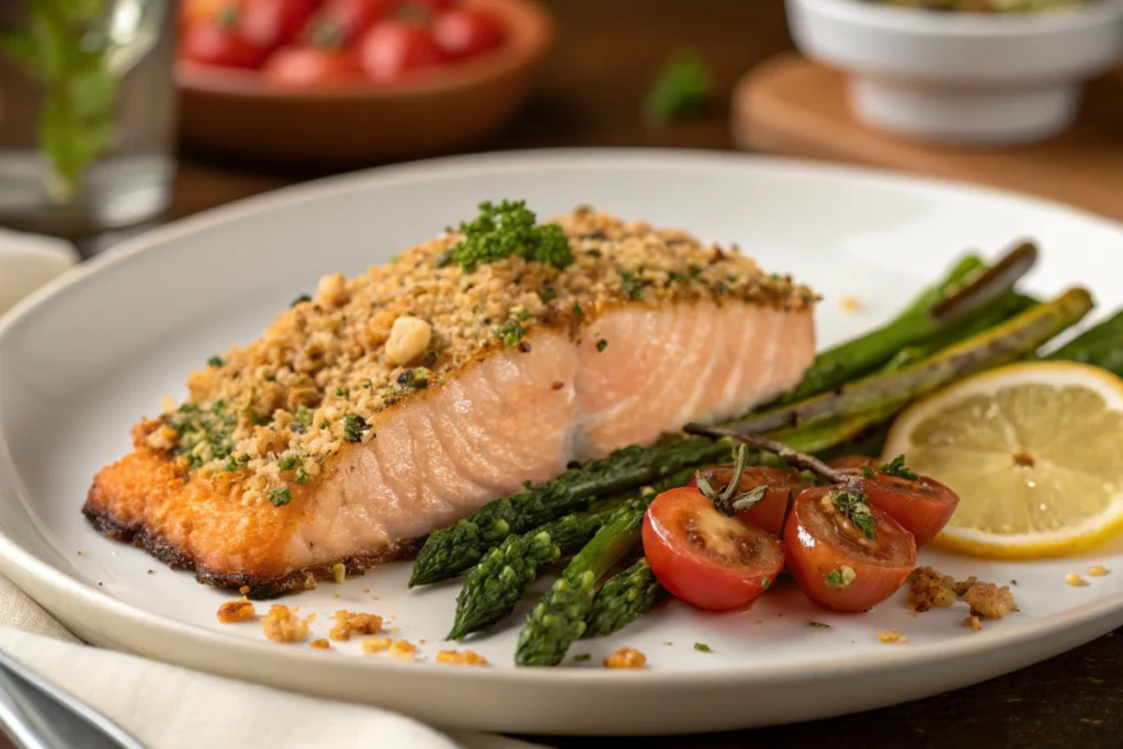 Hazelnut Crusted Salmon – A Crispy, Nutty Twist On Seafood